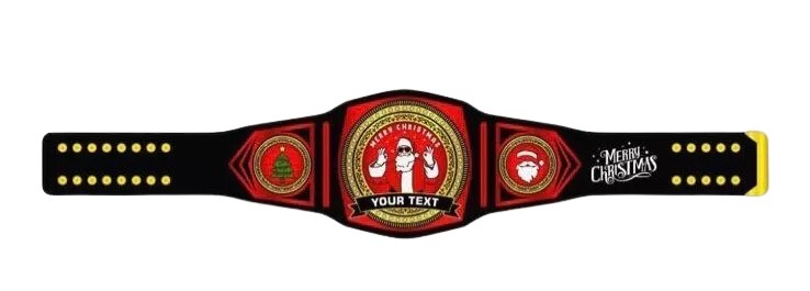 Custom Christmas Championship Belt