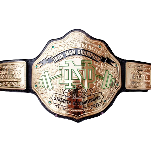 Notre Dame Ironman Championship Belt