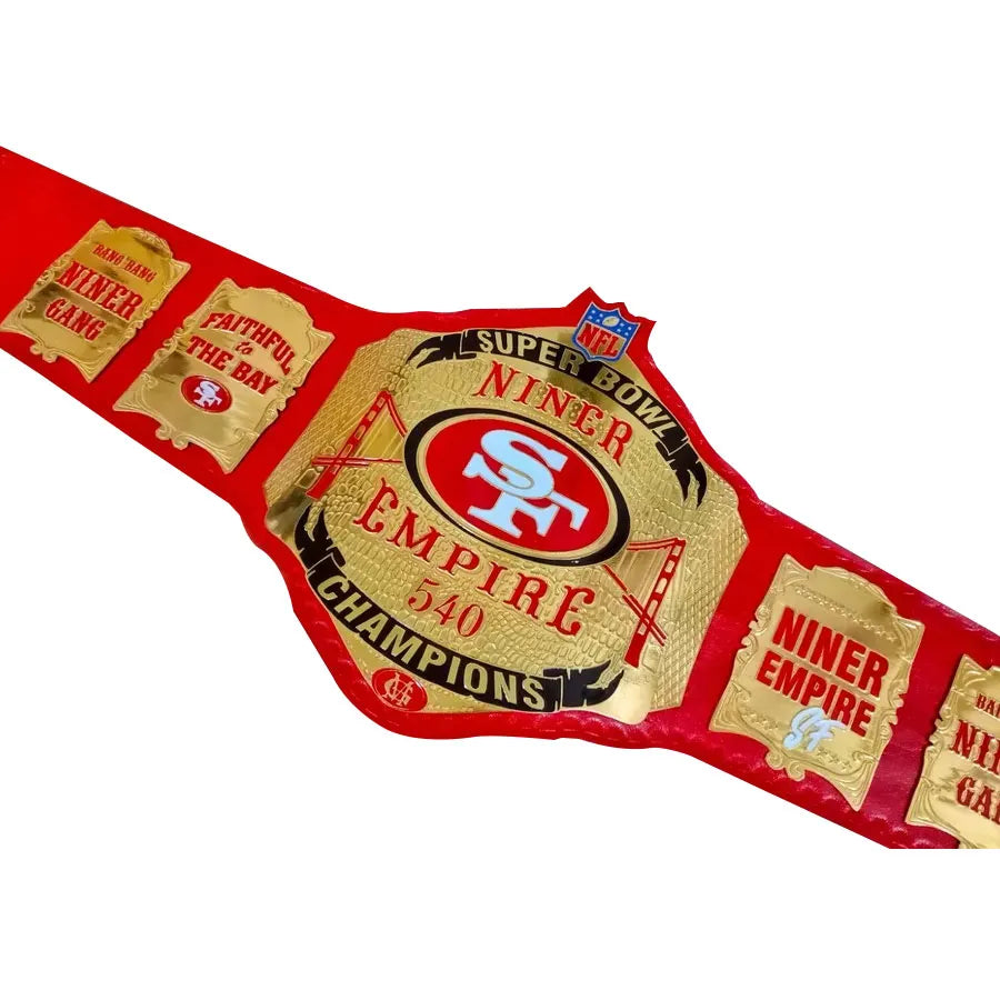 SF 49ers Adjustable Brass Plate Belt