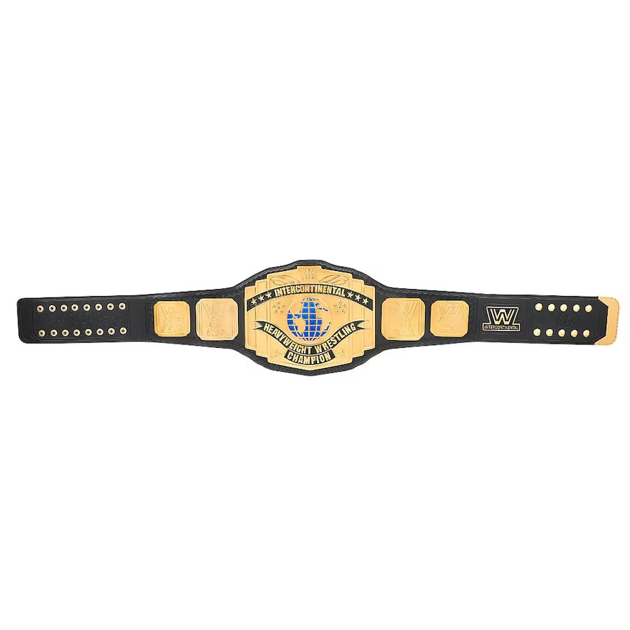 Black WWE Intercontinental Championship Belt