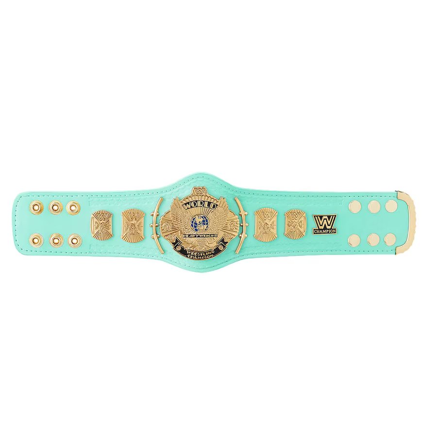 Blue WWE Winged Eagle Mini Belt