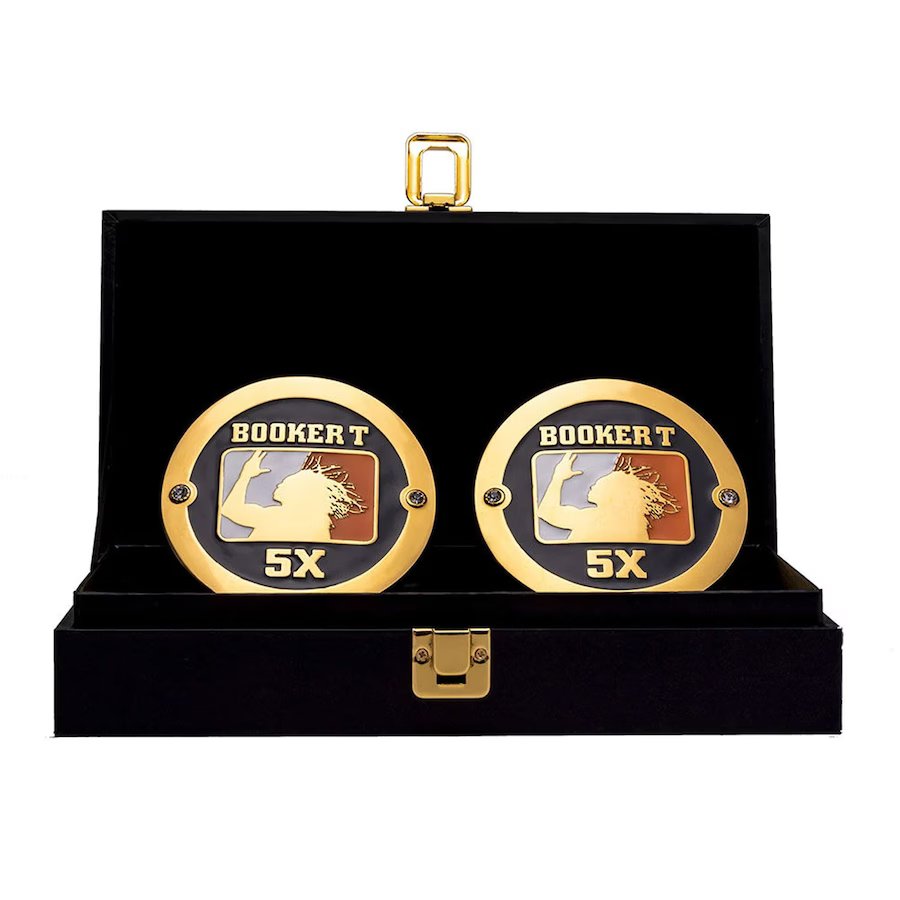 Booker T WCW Championship Belt Set