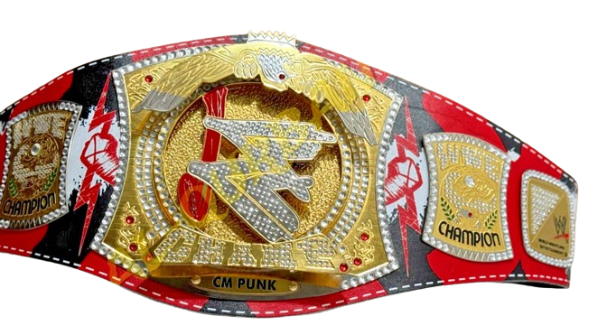 CM Punk WWE Spinner Championship Belt