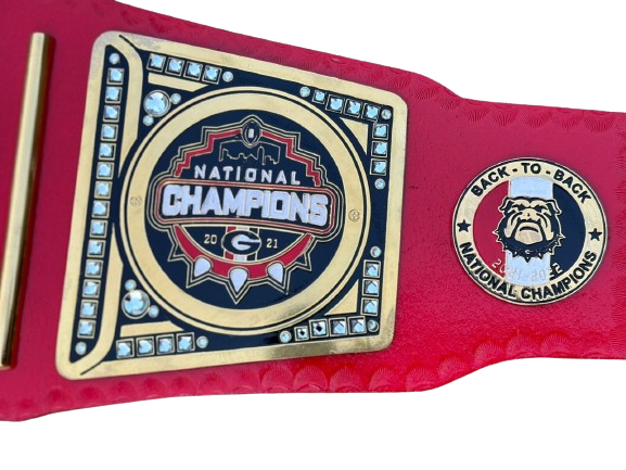 Georgia Bulldog NFL Championship Belt