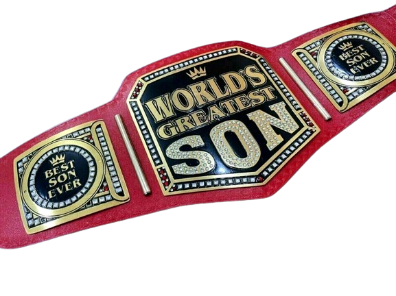 World Greatest Son Wrestling Belt