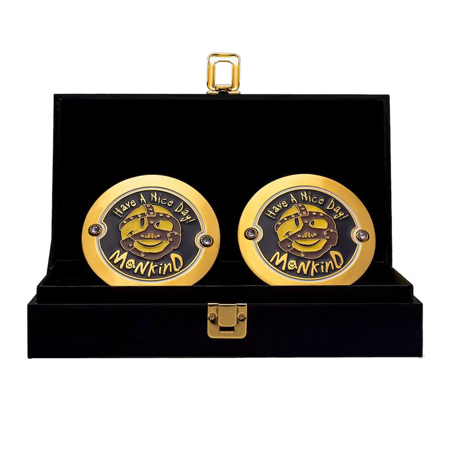 Mick Foley WWE Championship Side Plates