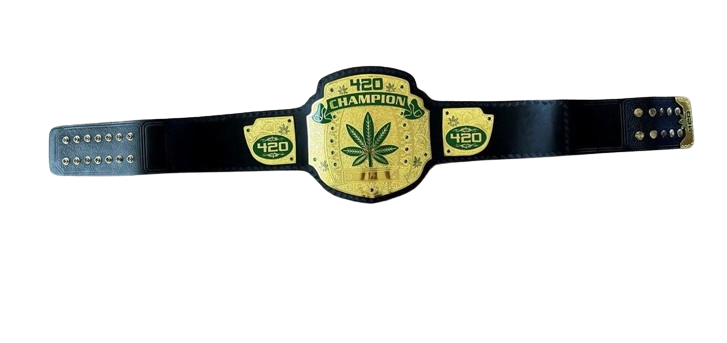 420 Weed Wrestling Championship Belt