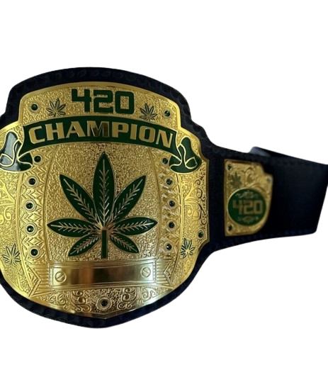 420 Weed Wrestling Championship Belt