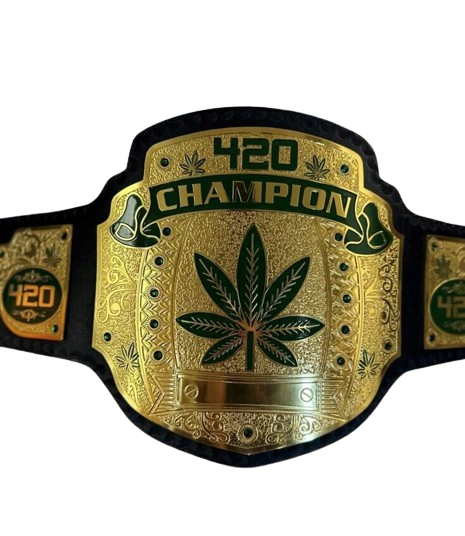 420 Weed Wrestling Championship Belt