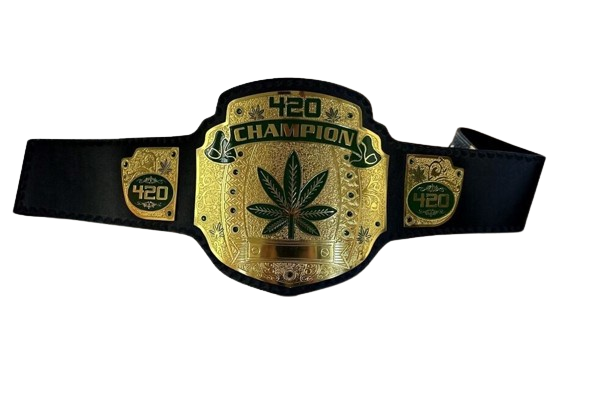 420 Weed Wrestling Championship Belt