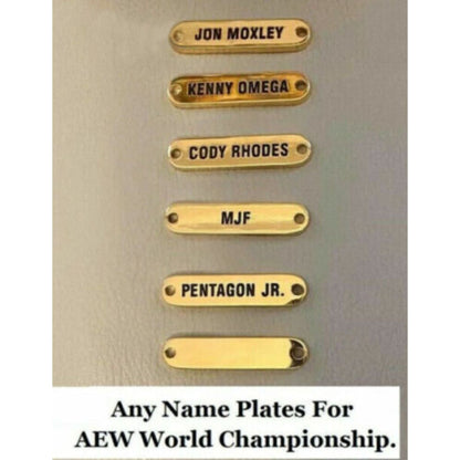 AEW World Wrestling Championship Belt