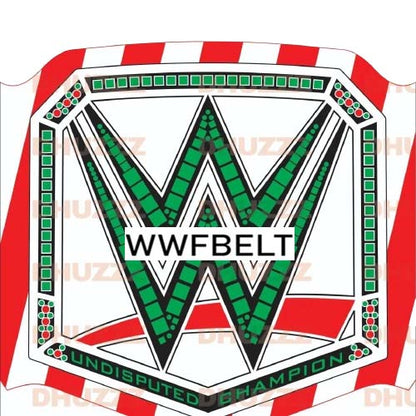 Custom WWE Christmas Champion Belt