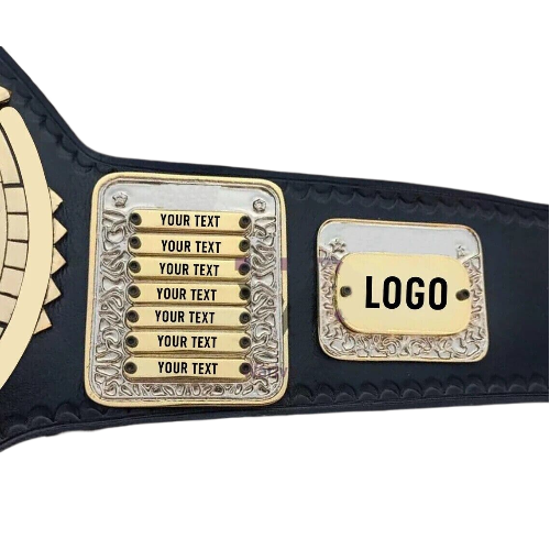 Customizable Championship Leather Belt