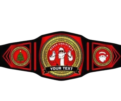 Custom Christmas Championship Belt