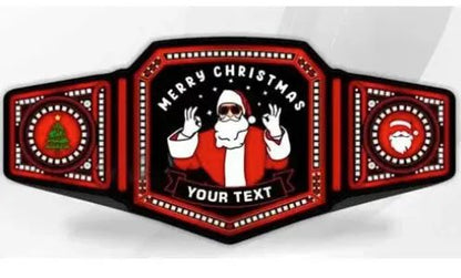 Custom Christmas Championship Belt