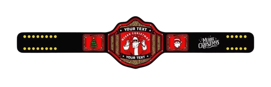Custom Christmas Championship Belt