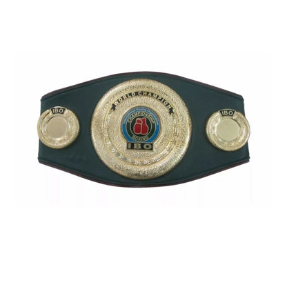IBO Championship Leather Wrestling Belt