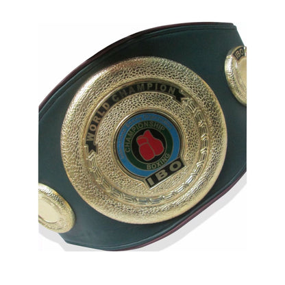 IBO Championship Leather Wrestling Belt