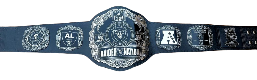 Las Vegas Raiders NFL Super Bowl Belt