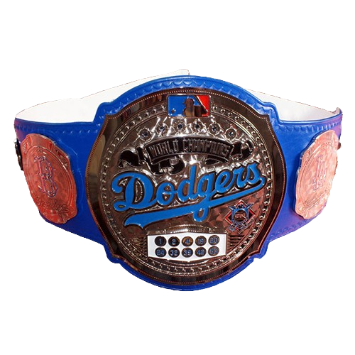 Dodgers World Champions Baseball Belt