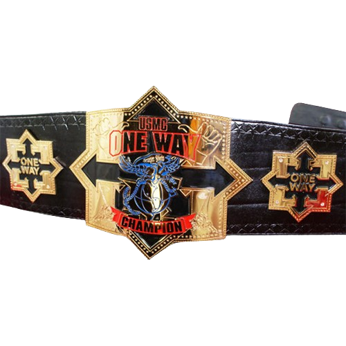 ONE WAY Wrestling Championship Belt