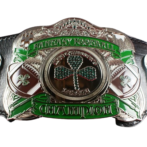 Fantasy Football League Cowhide Belt