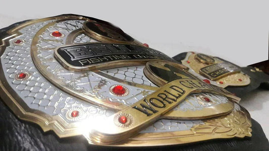 UFC Bellator Championship Leather Belt