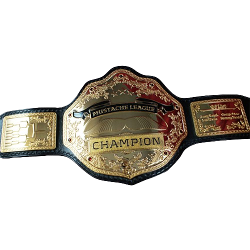 Mustache League Championship Title Belt