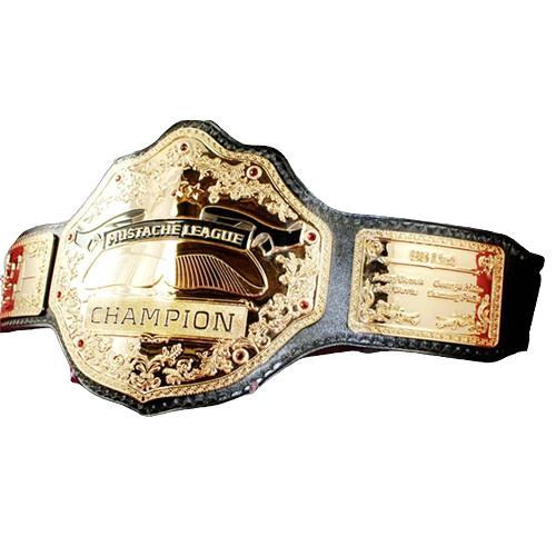 Mustache League Championship Title Belt