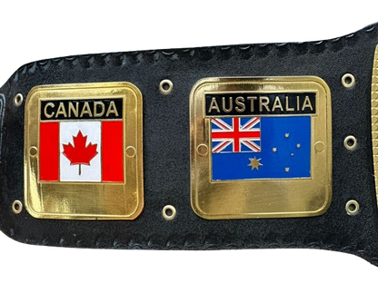 NWA Domed Globe Wrestling Belt