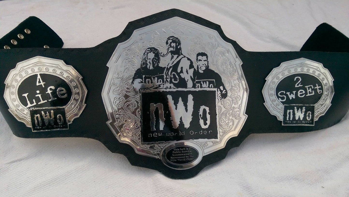 Heavyweight Wrestling Championship Leather Belt