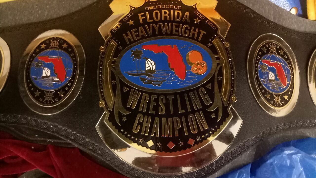 Florida Heavyweight Wrestling Champion Belt
