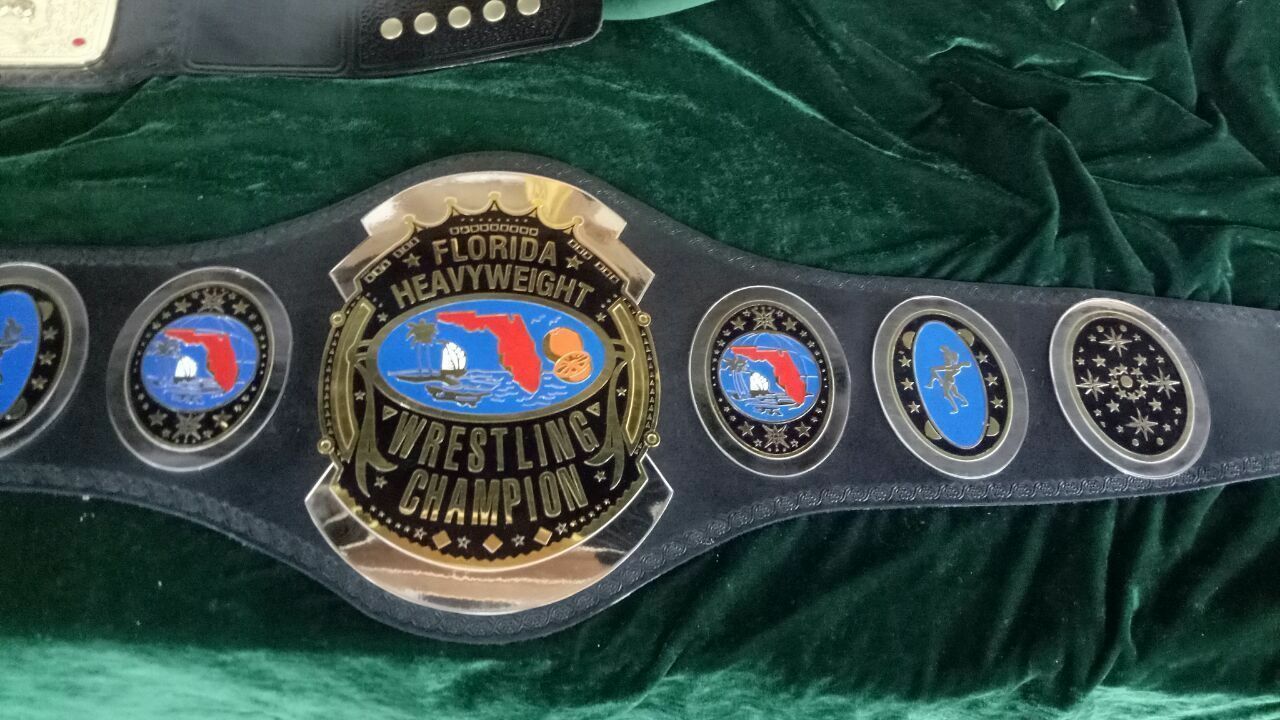 Florida Heavyweight Wrestling Champion Belt