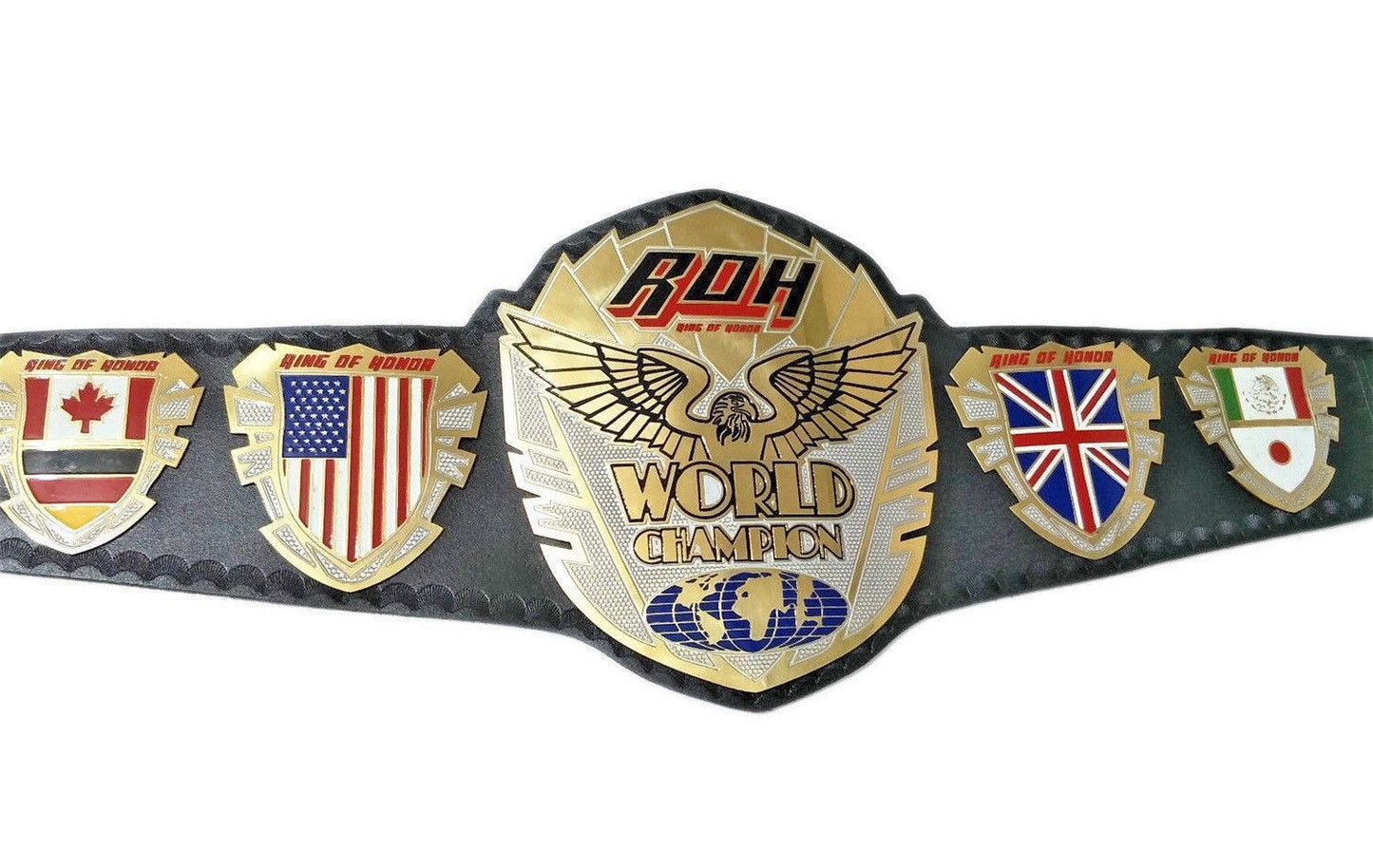 ROH Wrestling Championship Leather Belt