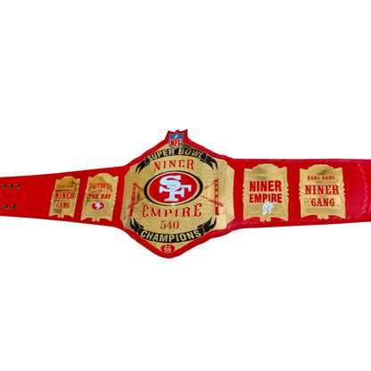SF 49ers Adjustable Brass Plate Belt