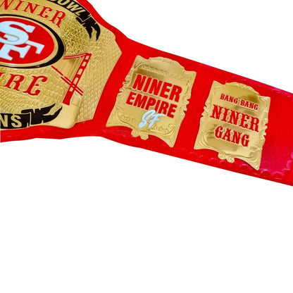 SF 49ers Adjustable Brass Plate Belt