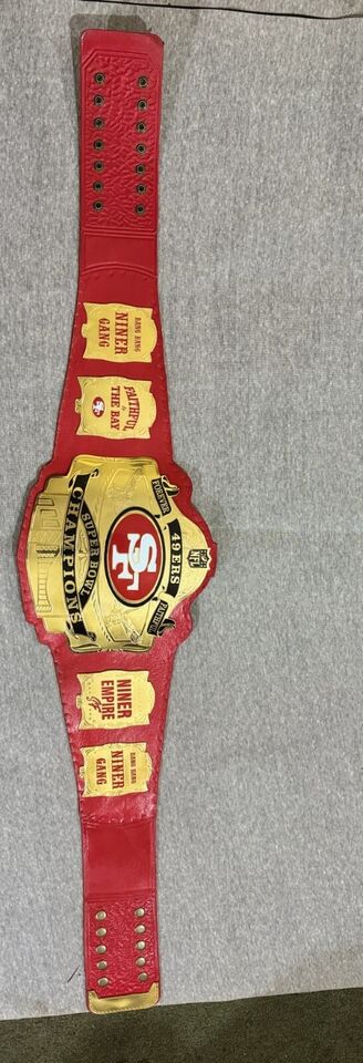 San Francisco 49ers Super Bowl Belt