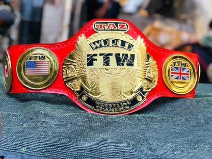 TAZ FTW Wrestling Championship Belt
