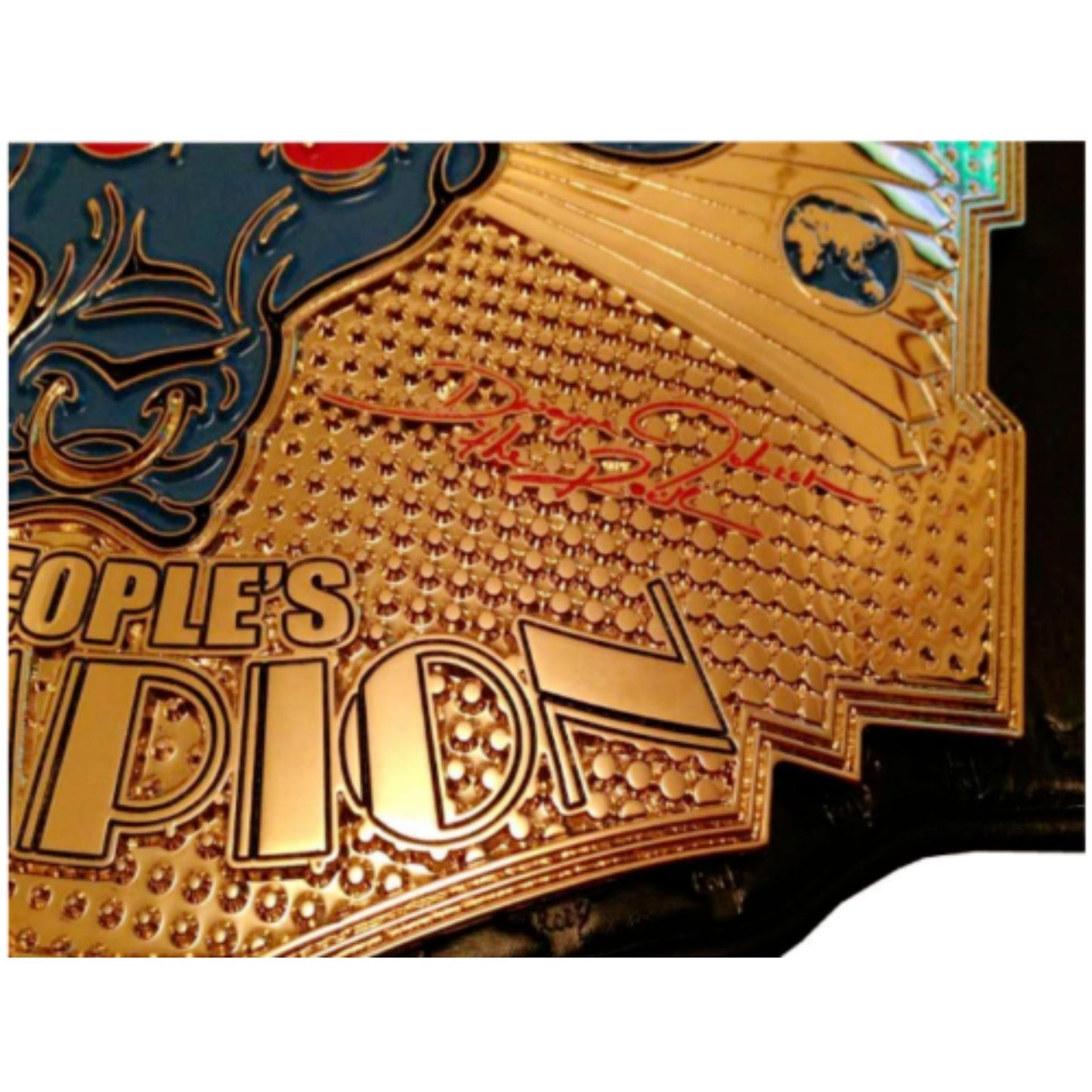 The Rock WWE Brahma Belt