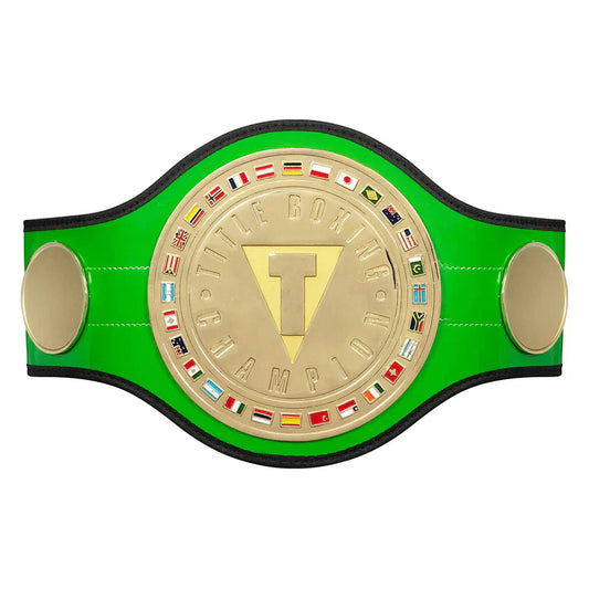 Custom Green Wrestling Championship Belt