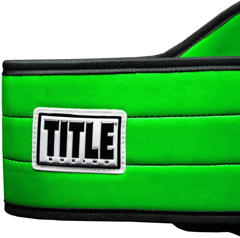 Custom Green Wrestling Championship Belt