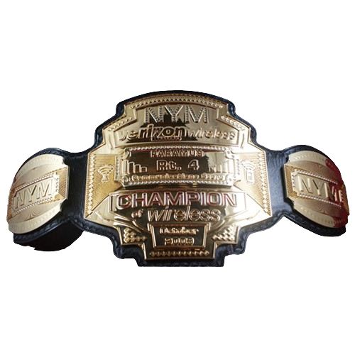 Verizon Wrestling Belt Replica Leather