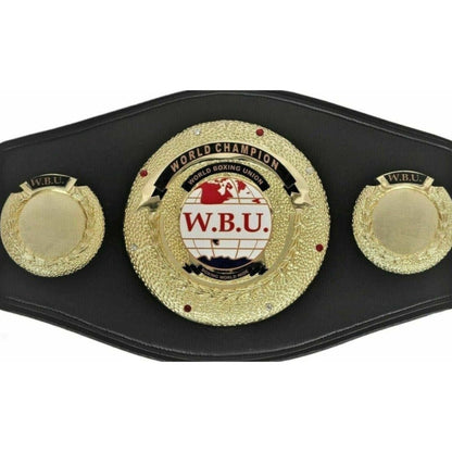 WBU Boxing Championship Leather Belt