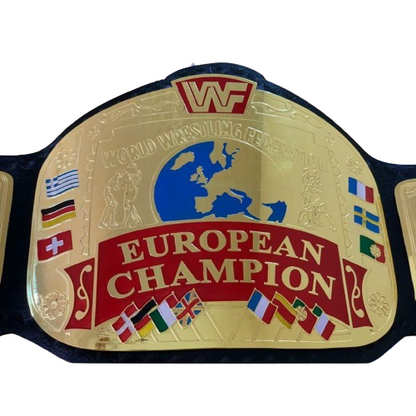 European Championship Wrestling Title Belt