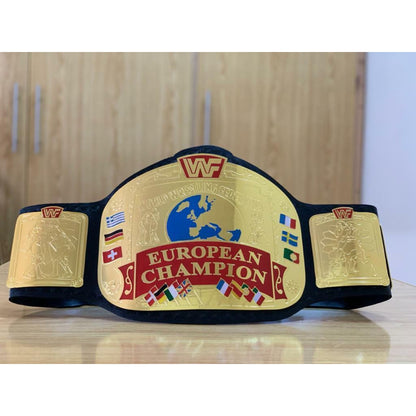 European Championship Wrestling Title Belt