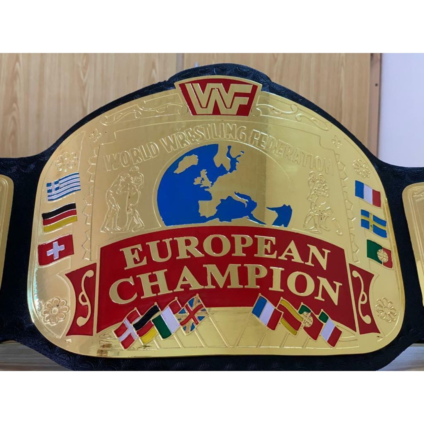 European Championship Wrestling Title Belt