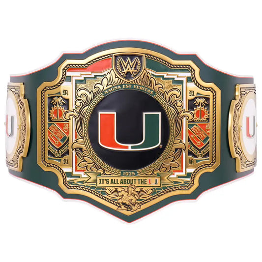 WWE Miami Hurricanes Championship Belt