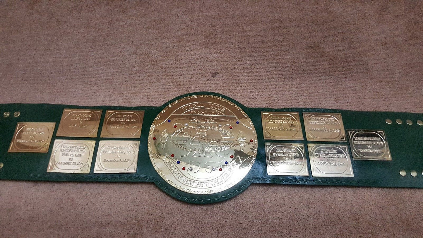 Big Green World Wide Wrestling Belt