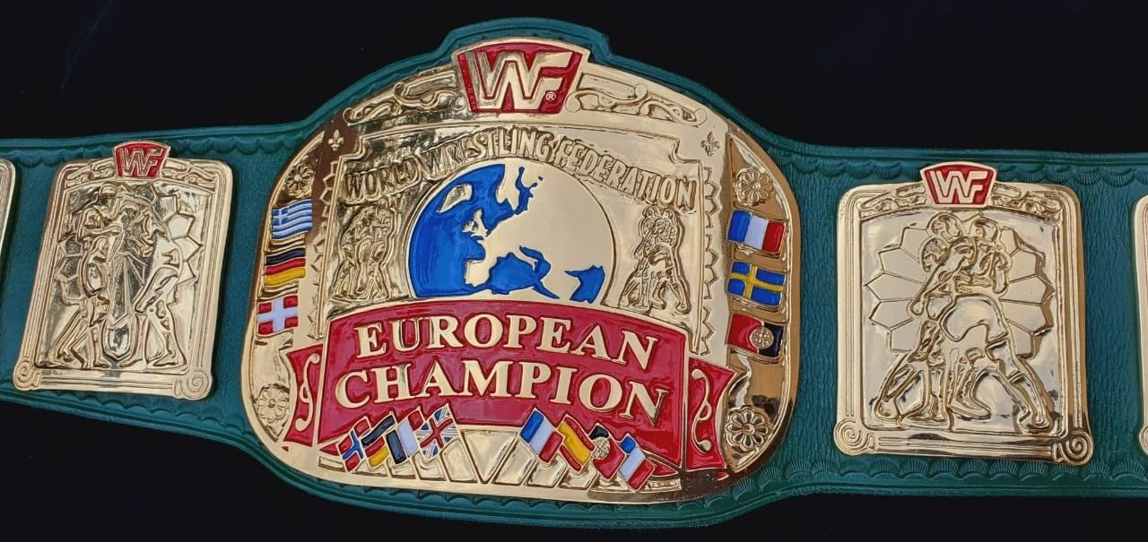 European Championship Wrestling Replica Belt