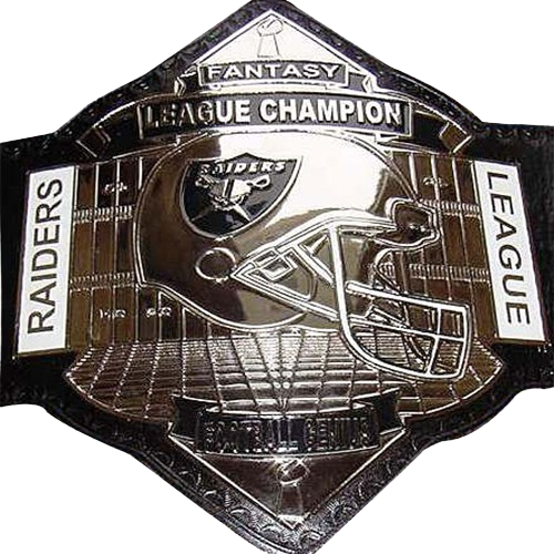 Raiders Fantasy Football Champion Belt